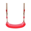 1 PCS Swing Seat Board Plastic Swing Set Easy Install Swing Set With Rope Red Maximum Load 86Kg For Boys Girls Outdoor Garden 1