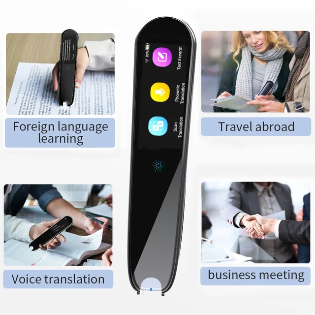 Smart Voice Scan Translator Pen, Multifuncional Offline Scanning Tradução,  Tradutor em tempo real, Business Travel Abroad - AliExpress