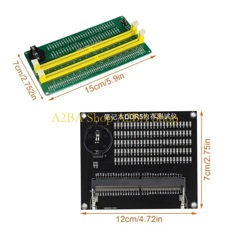 A2BA 간편한 사용 DDR5 DDR4 DDR3 노트북 메모리 슬롯 진단 도구 테스터