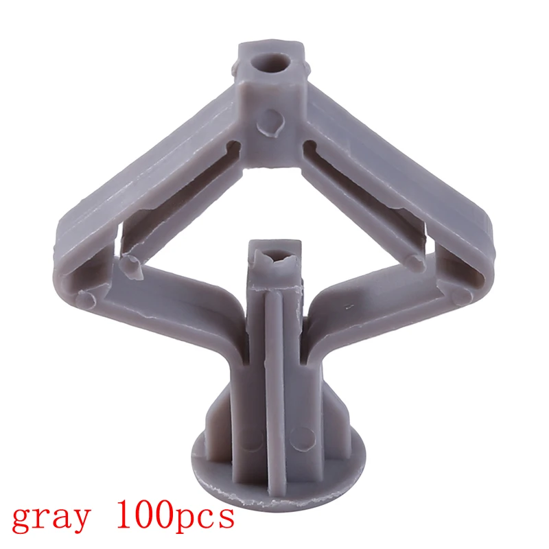 Drywall Anchor Kit 50/100Pcs Expansion Drywall Anchor Kit Screws Self Drilling Wall Home Pierced Special Nylon Plastic Gypsum Board 앙카