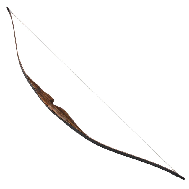  Juego de arco recurvo de tiro con arco y flechas de 54  pulgadas, 10-35 libras, hecho a mano, arco largo tradicional de caza, con 3  flechas de madera y carcaj de