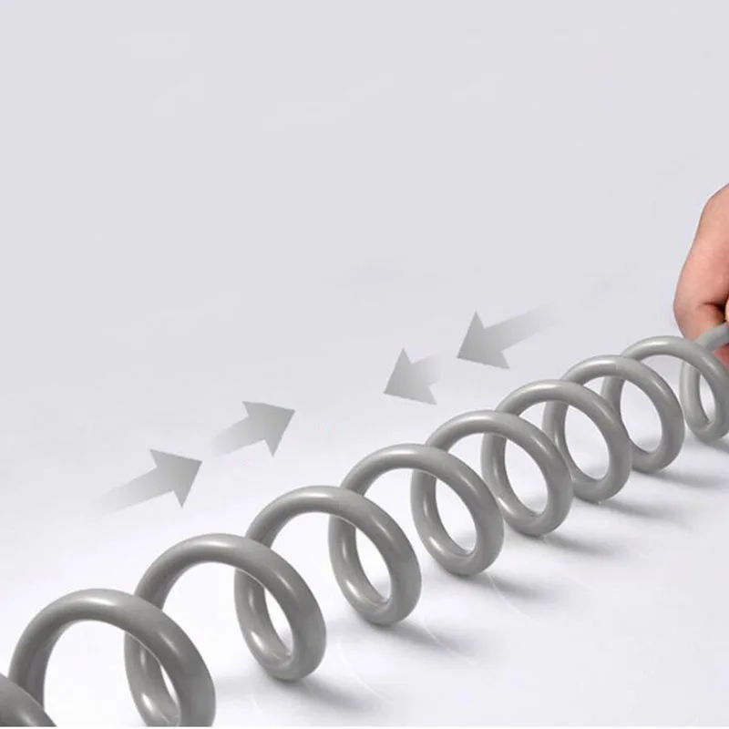 2m 3m 5m grey Flexible long Spring Shower head Hose tube plastic for bathroom Water Toilet Bidet Sprayer Telephone Line soft 1/2 shower hose,plumbing hose,plumbing supply hose,pvc plastic hoses
