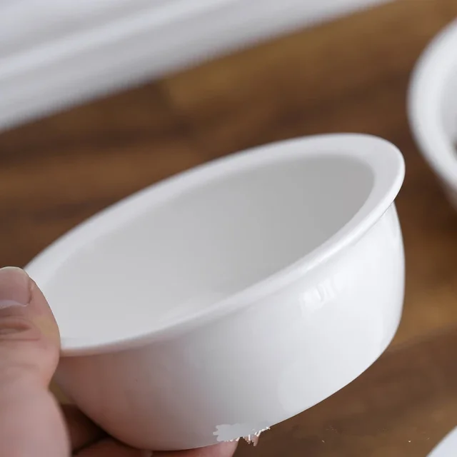 New Cute Ceramic Cute Cat Pet Bowl Water Basin Dog Pot Pet Drinking Eat Bowl Round Ceramic Dog Food Feeders Accessories 4