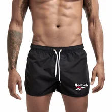 Men's Fashion Bodybuilding Shorts GymS Fitness Sports Short Pants Summer Casual Thin Cool Bermuda Male Quick Dry Beach Shorts