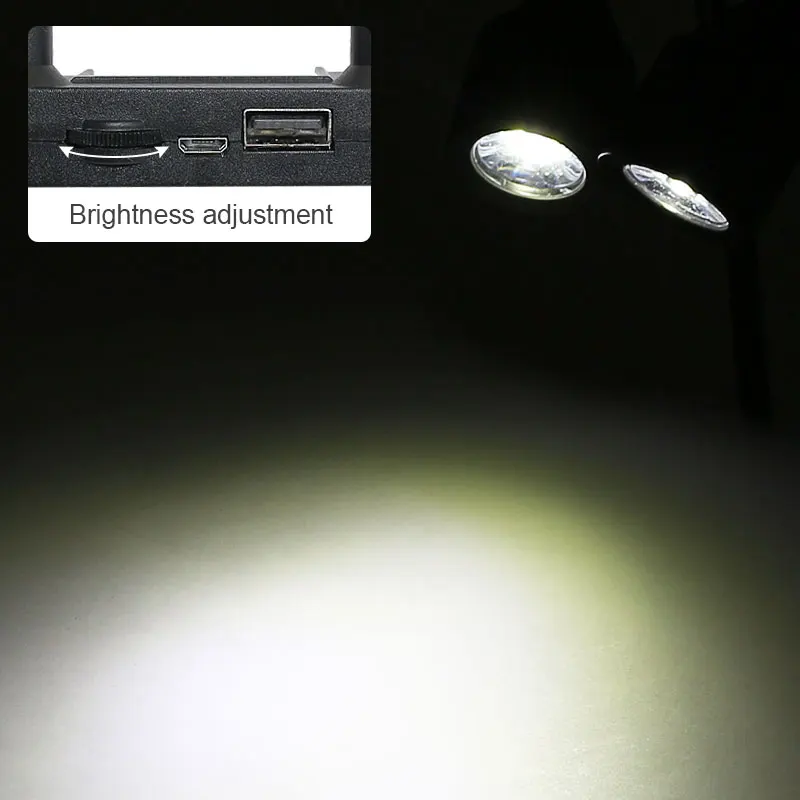 Soldering Microscope Microscope Dual Light Source Illumination Portable Lamp for MG1600 Adjustable Brightness Bendable Bracket