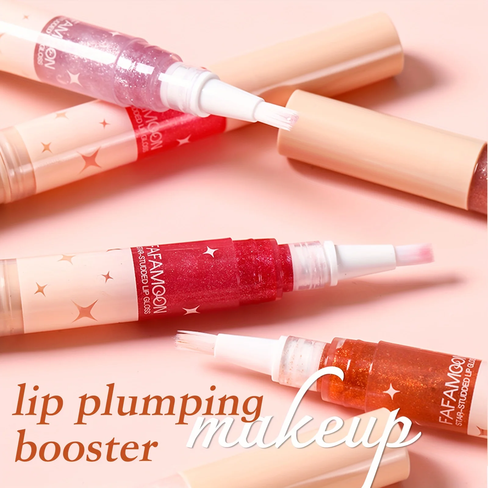 Glitter Lip Gloss, Shimmer Lipstick, Long Lasting Hydrating Moisturizing Non-Sticky and Lightweight Formula Lip Color 5
