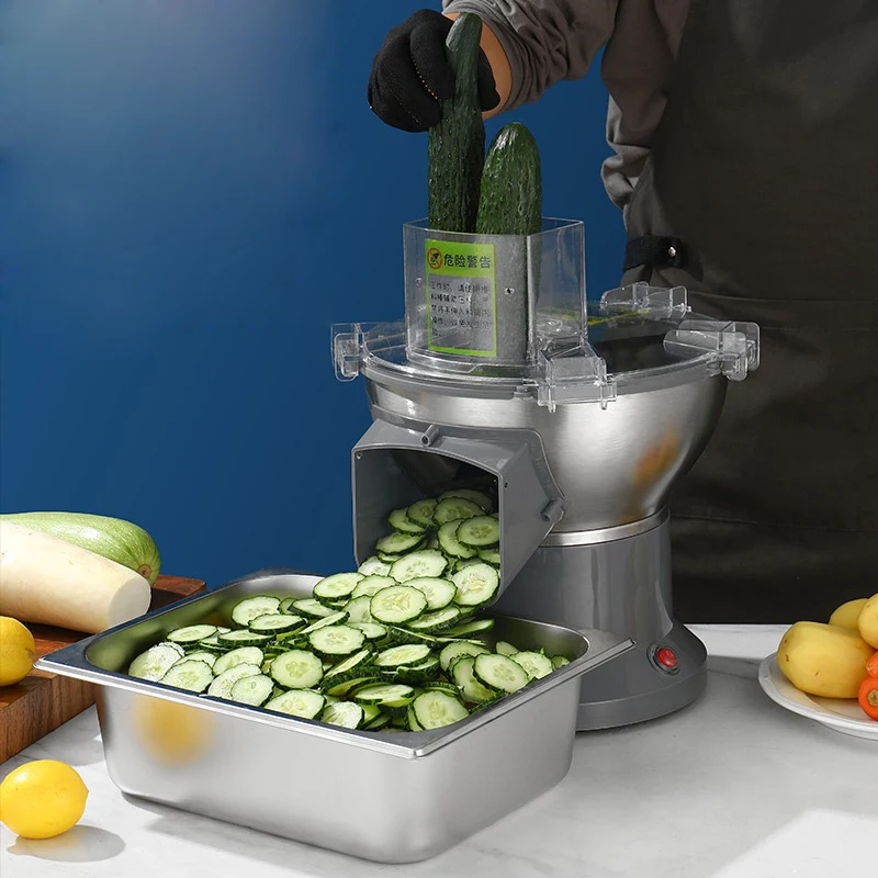 Commercial Electric Dicing Cutter Auto Vegetable Carrot Shredder Slicer Potato Shredding Machine multifunction food Processor
