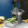 Commercial Electric Dicing Cutter Auto Vegetable Carrot Shredder Slicer Potato Shredding Machine multifunction food Processor 4