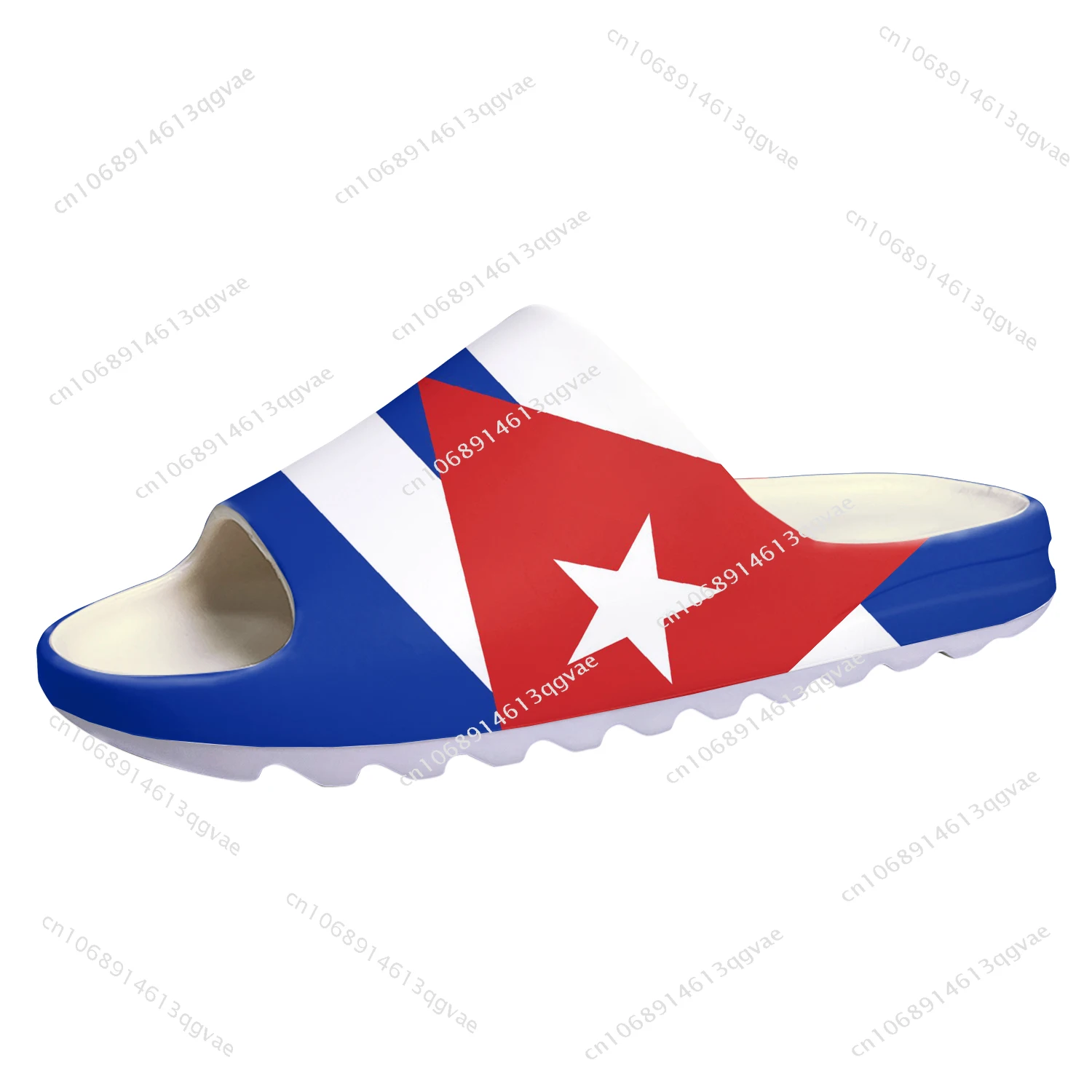 Cuban Flag Soft Sole Sllipers Home Clogs Step on Water Shoes Mens Womens Teenager Bathroom Beach Cuba Customize on Shit Sandals