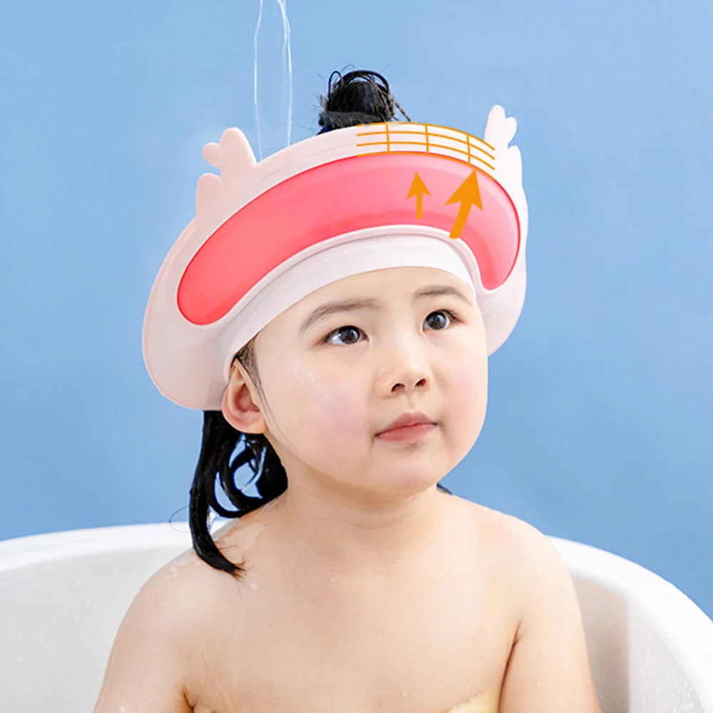 Baby Shampoo Cap Cute Wing Animal Baby Shampoo Hats Toddler Wash Hair Shield Kids Direct Visor Caps Bathing Shower Cap Care