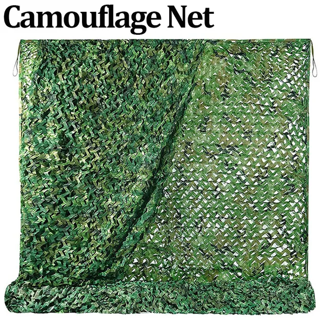 Camouflage Nets Military Army Training Tent Shade Outdoor Camping Hunting Shelter Hide Netting Car Covers Garden Bar Decoration 1