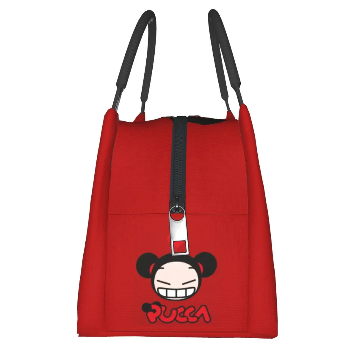 Pucca Anime 학교용 절연 도시락 가방 도시락 보관 식품 상자 누출 방지 용기 쿨러 열 도시락 토트백