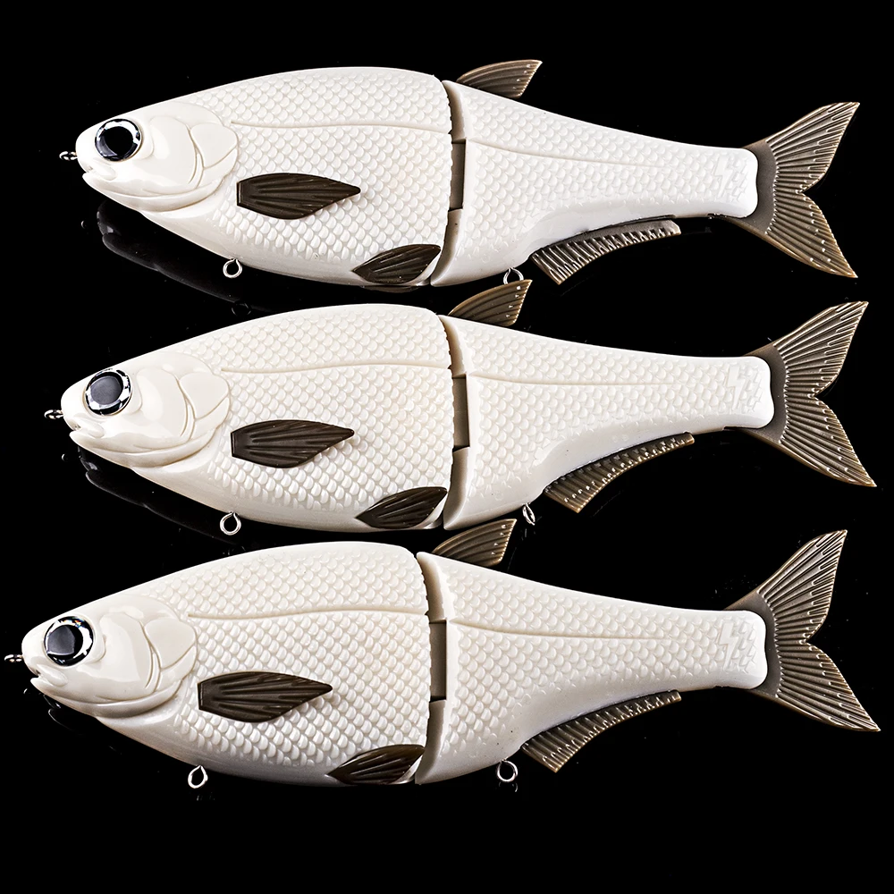 1Pcs Chan's Huang Big Game Glide Bass Fishing Lures 23cm 133g Slow Sink Unpainted Blank Swimbait Fishing Tackle for DIY fishing lure
