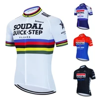 2025 New SOUDAL Team Men's Only Cycling Jersey Summer Short Sleeve Bicycle Clothing Quick-Dry Riding Bike Ropa Ciclismo Women 1