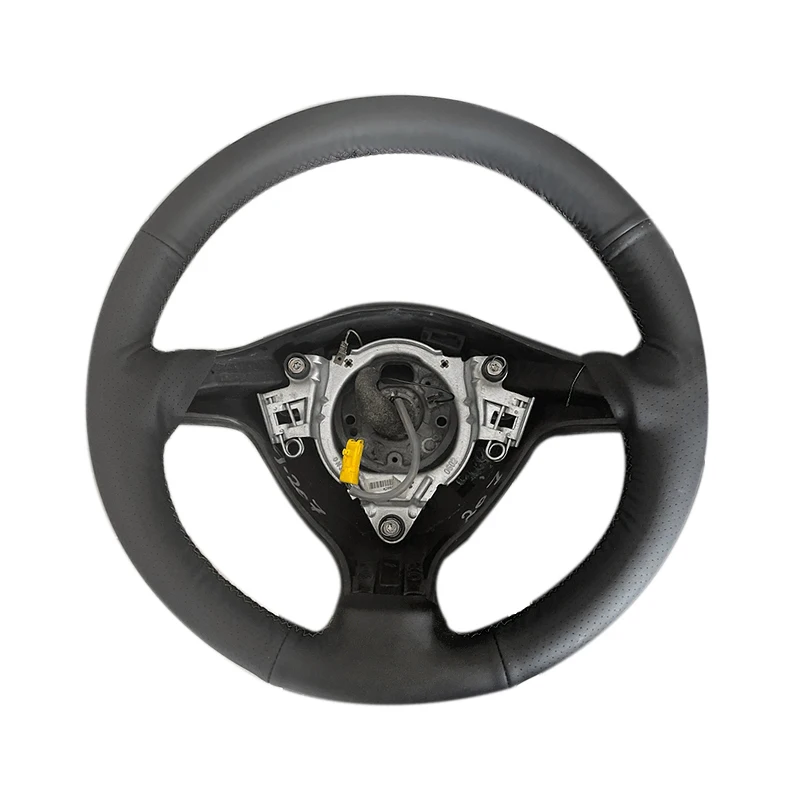 

Black Soft Perforated Leather Cover For VW Golf 4 MK4 Passat B5 1996-2005 DIY Hand Sewing Leather Steering Wheel Cover Trim