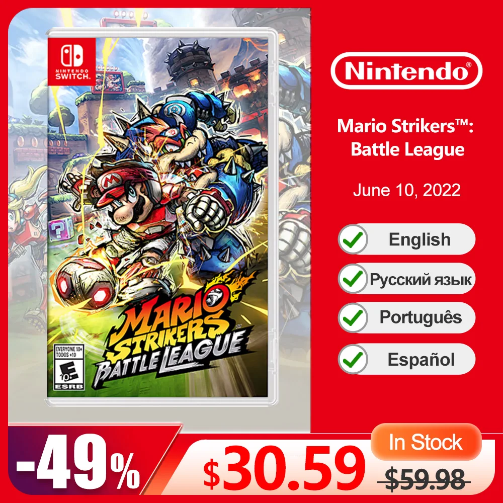 Super Mario Strikers Nintendo Switch Mario Games Nintendo Switch