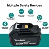 Makita 18V 6000mAh Lithium ion Rechargeable Battery 18v drill Replacement Batteries BL1860 BL1830 BL1850 With DC18RC 3A Charger 5