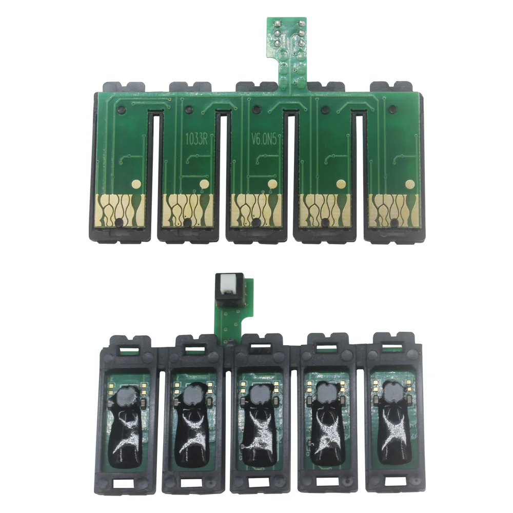 1pcs T1151 (2) / 1032-1034 combo ARC chips for epson T1110 TX515FN printer with chip holder auto reset chip for CISS