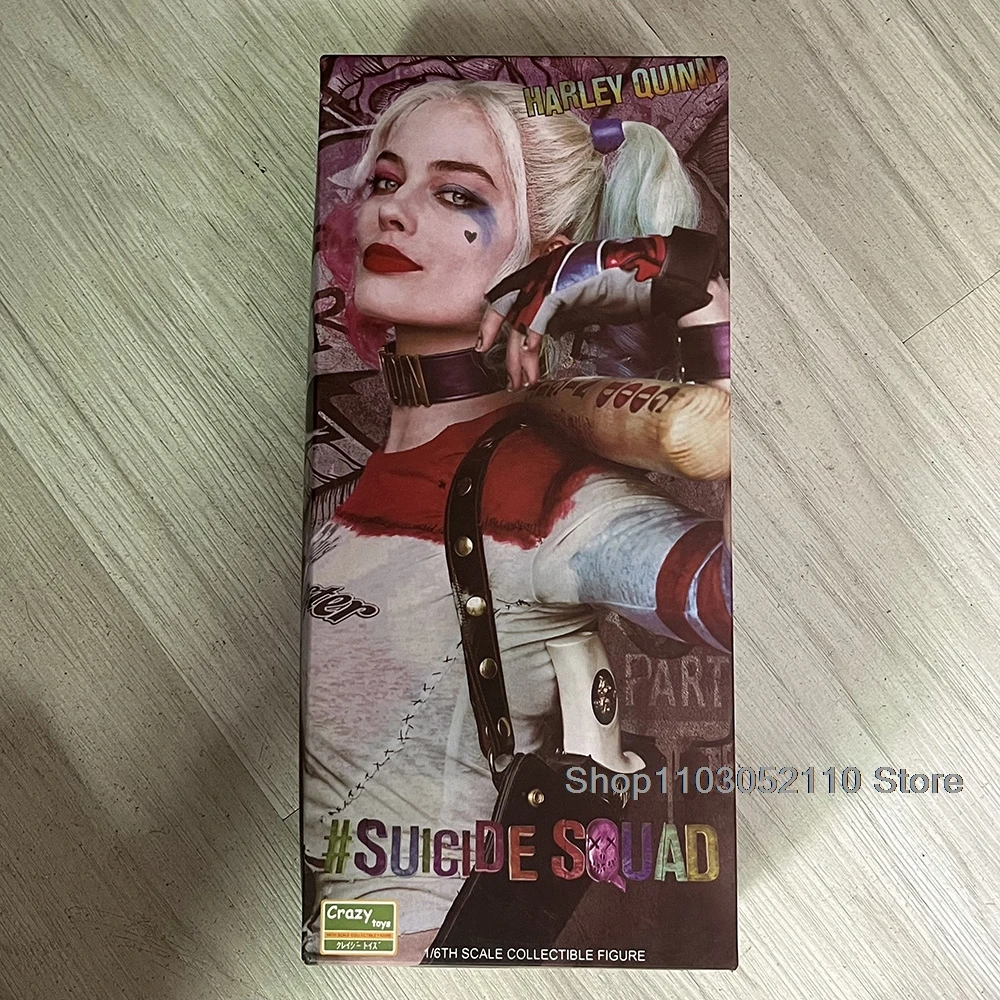Figuras Crazy Toys Harley Quinn Joker, escala 1/6, equipo de prototipos, película, ropa Real, modelo, regalos de cumpleaños y Halloween