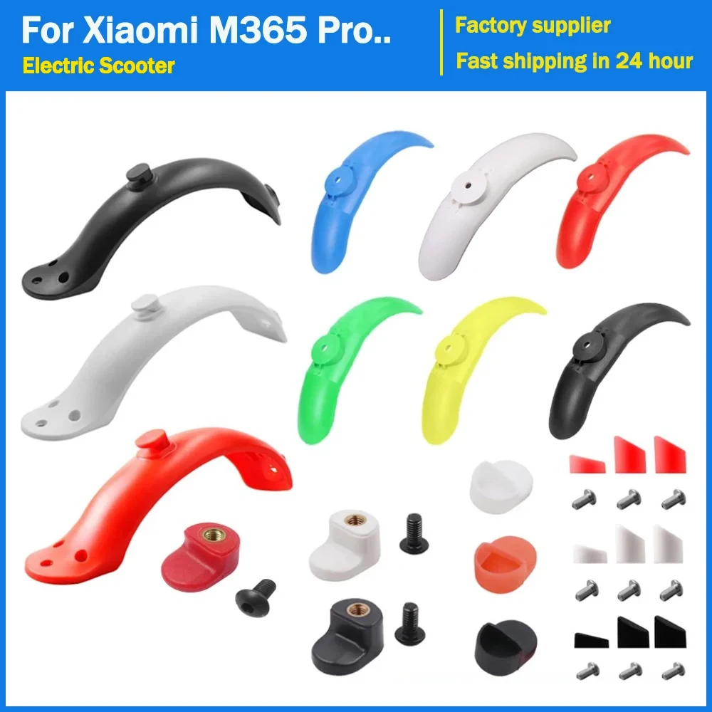 

Front Mudguard for Xiaomi M365 Pro Pro2 1s Electric Scooter Fender with Hook Screws Rubber Cap Scooter Accessories Rear Fenders