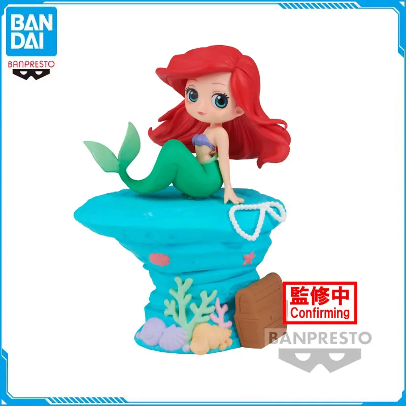 

Original BANDAI Disney Princess The Little Mermaid Ariel Action Figure Model Qposket Classical Collectibles Kid Gifts