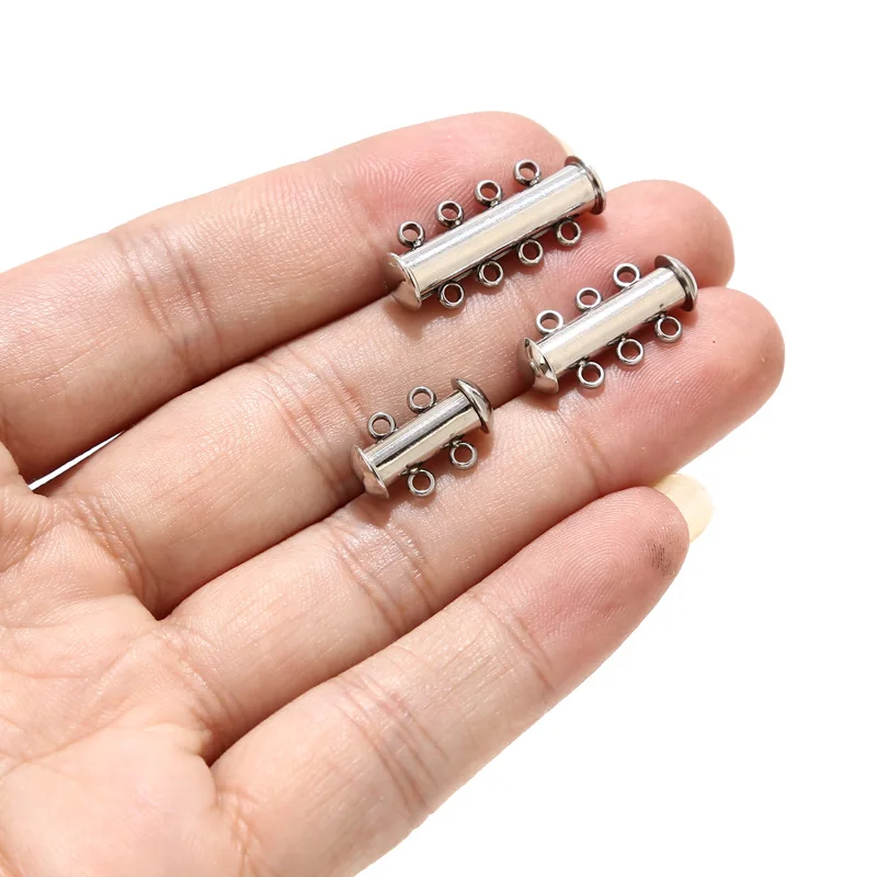 3 Strand Clasps, 3 Hole Strong Clasps, Multi