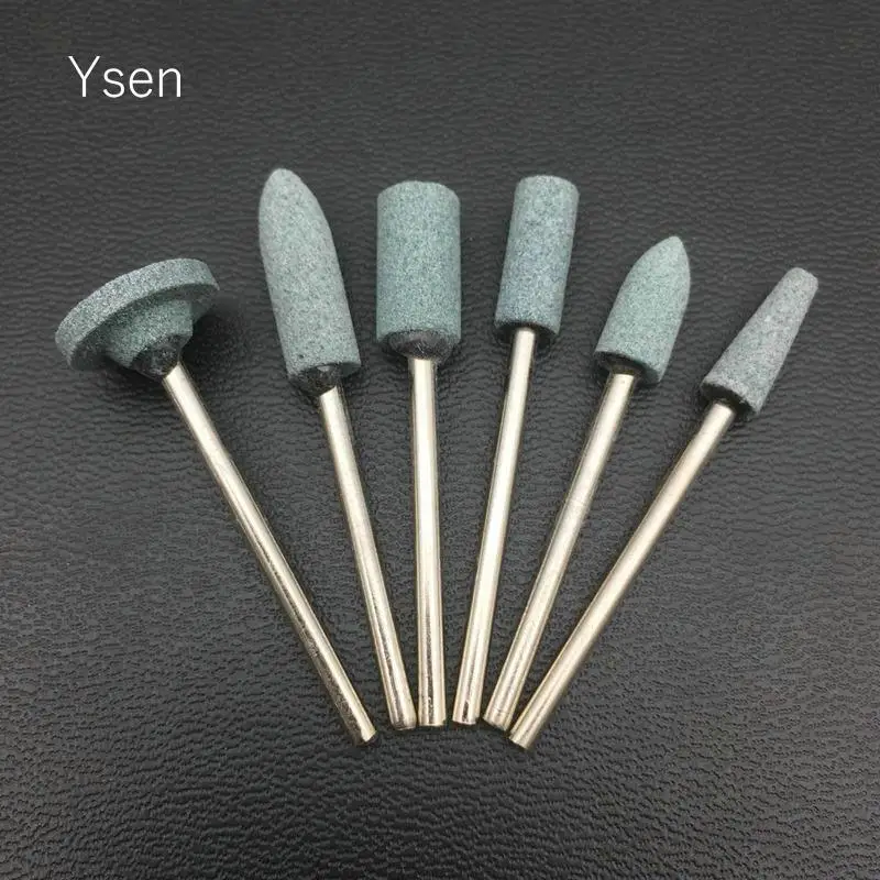 100Pcs/set Ceramic Stone Nail Drill Bits Electric Mills Cutter For Manicure Machine Nail Drill Accessories Pedicure Nail Tools 5
