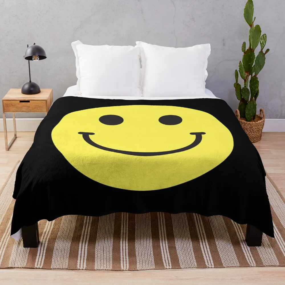 

Smile Throw Blanket Flannel Beautiful Blankets