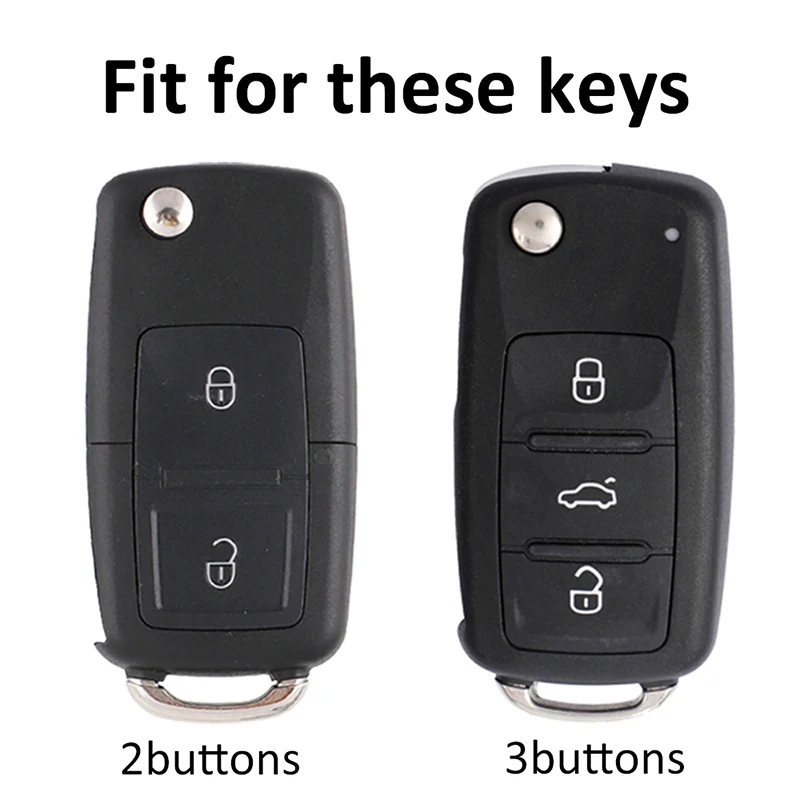 Car Key Case Cover 2 3 Buttons TPU Shell Fob For VW Volkswagen MK4 Bora Golf 4 5 6 Jetta Passat Polo Bora Touran Skoda Seat key case cover,key case,car key shell