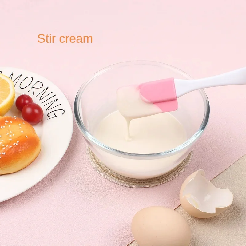 Small Silicone Split Spatula Jam Spread Spatula Cream Butter Cake Baking Tool Kitchen Accessories cream spatula