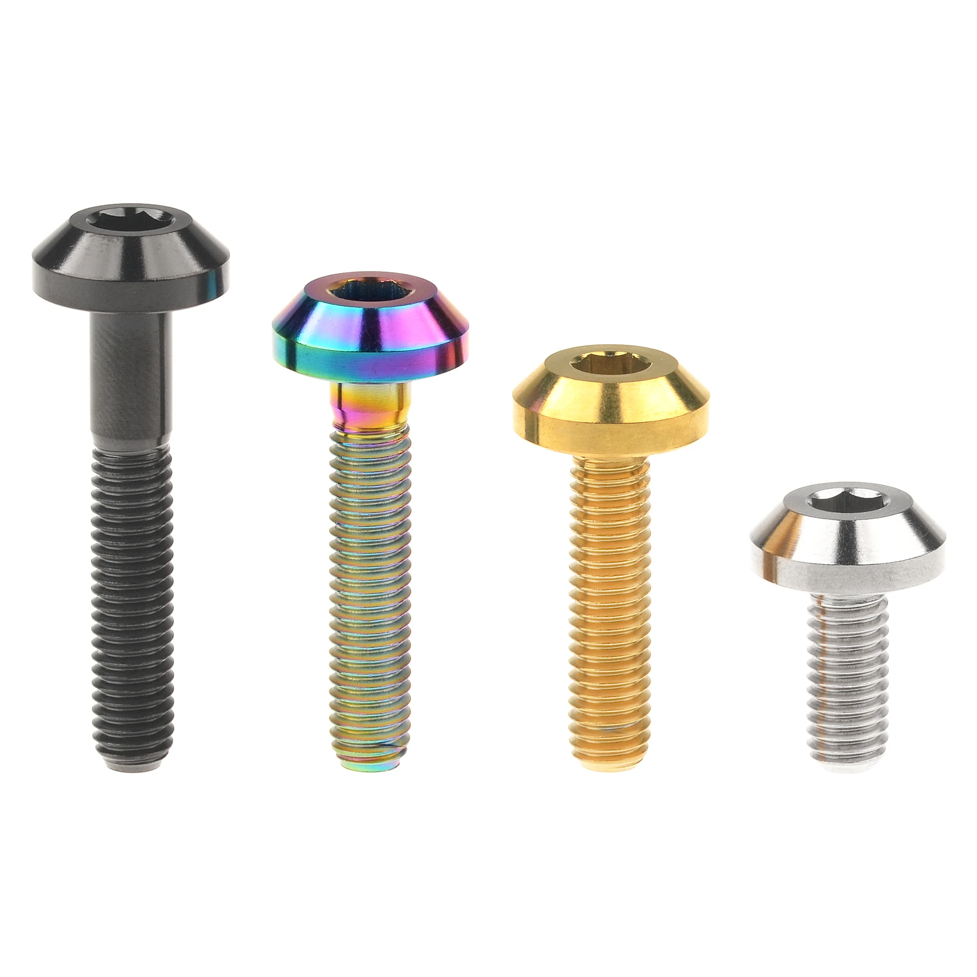 xingxi 5 pcs parafusos de titanio m6x12 03