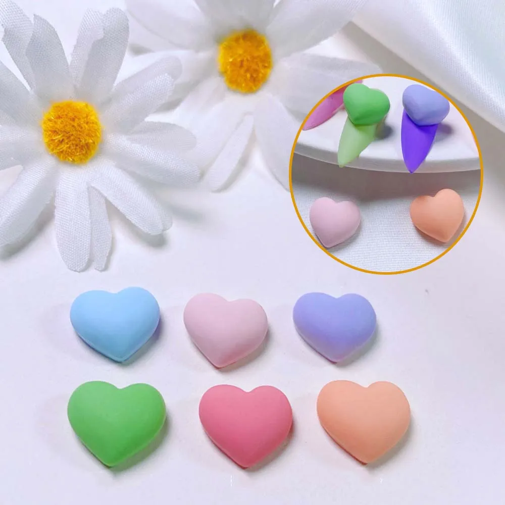 

Peach Heart-Shaped Three-dimensional Nail Art Love Jewelry DIY Nail Accessories Peach Heart Nail Ornaments Manicure Tool