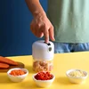 Electric Garlic Masher USB Charging Mini Crusher Chopper Durable for Crushed Garlic Ginger Chili 6