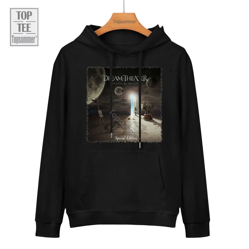Black Clouds & Silver Fodere Album Felpa Dream Theater Tour Felpe Uomo Vintage Harajuku Felpe Vestiti Neri