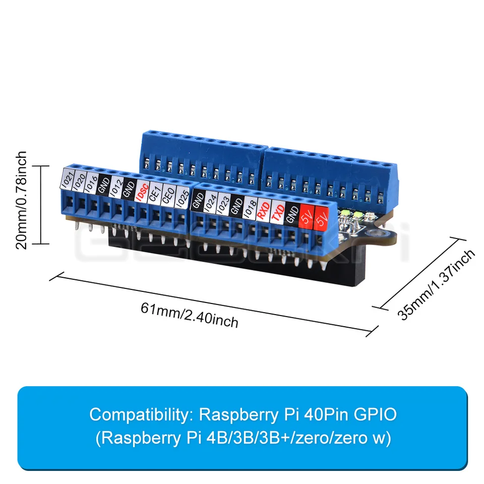 raspblocks: blocks based python coding for raspberry... Terminal Blocks For Raspberry Pi A+ 3A+ B+ 2B 3B 3B+ 4B RPi GPIO Status ...