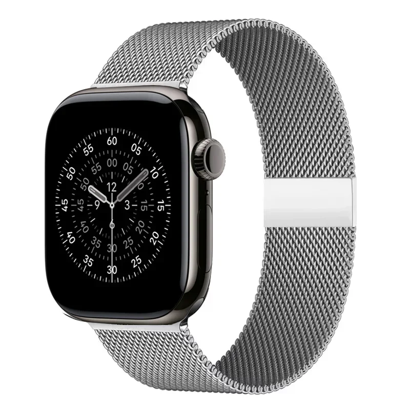 Elegant Milanese Loop Watch Strap - Stainless Steel Mesh Bracelet