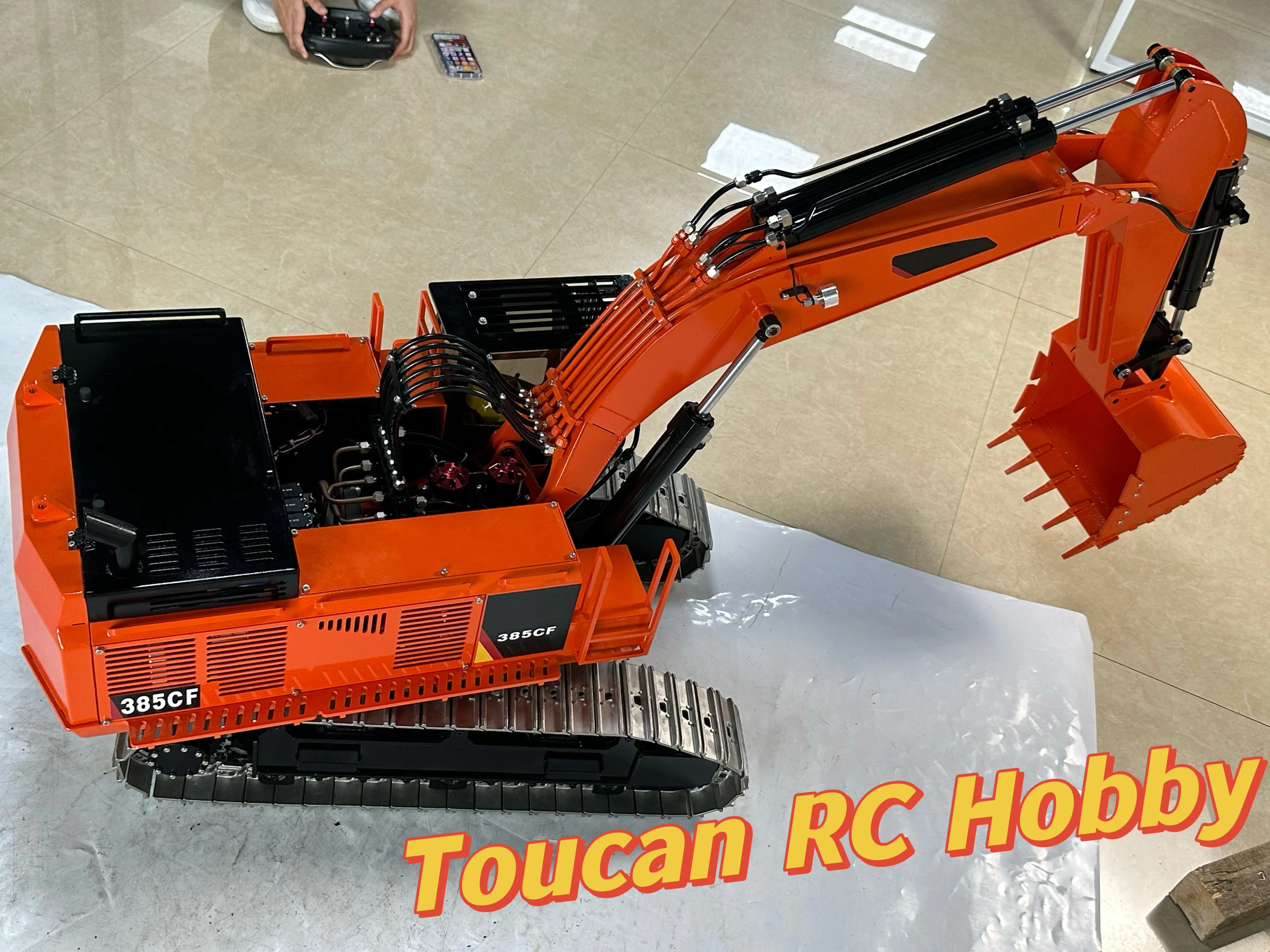 385CF RC gigantyczna koparka 1/8 metalowa Heavy Duty Remte koparka Model z System oświetlenia dwoma obrotowymi skrzyniami biegów zabawka 10 Sea3b78f52dc748568a04944bdf897979u 385CF RC gigantyczna koparka 1/8 metalowa Heavy Duty Remte koparka Model z System oświetlenia dwoma obrotowymi skrzyniami biegów zabawka