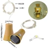 10pcs Solar Wine Bottle String Light 20LEDs Solar Copper Wire Fairy Lights Cork Shape Christmas Lamp Wedding Party Garden Decor 3