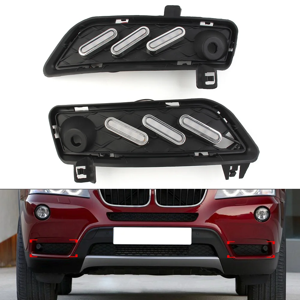 

Car LED DRL Dynamic Daytime Running Light Turn Signal Lamp 3Colors Indicator For BMW X3 F25 2009 2010 2011 2012 2013