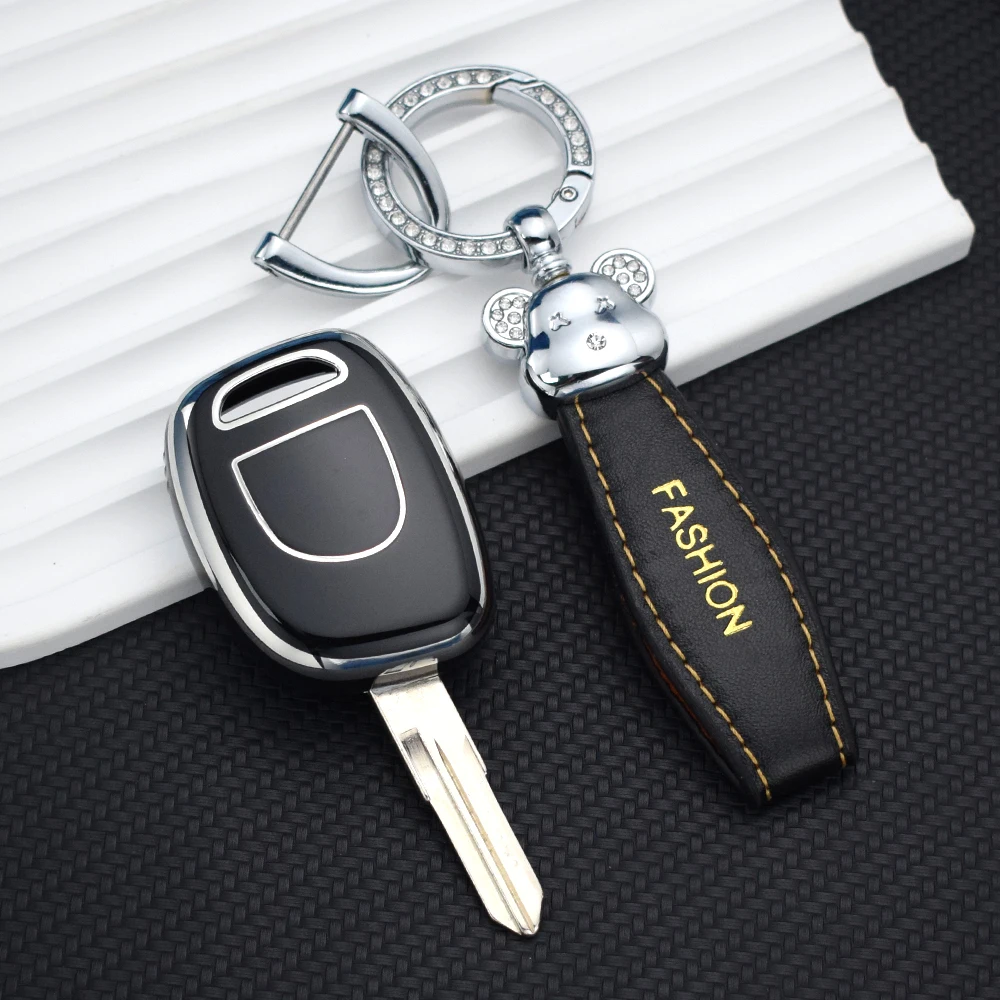 Renault Twingo Clio Kangoo Master 용 TPU 자동차 키 커버 케이스 칩 키 보호 없음 열쇠가없는 쉘 Fob 키 체인 액세서리