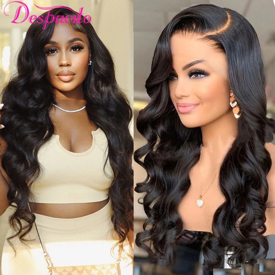 13x4 Human Hair Lace Front Wig 13x6 Body Wave Transparent Lace Frontal Wig Brazilian PrePlucked 6X4 5x5 Closure