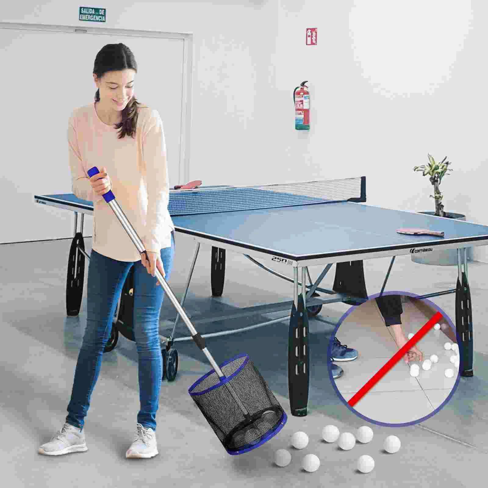 

Table Tennis Ball Pickers Pong Storage Net Ball Container for Picker Holder Balls Collector Small Catcher