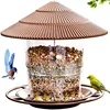 Bird Feeder Automatic Foot Feeding Tool Outdoor Bird Feeder Hanging Nut Feeding Multiple Hole Dispenser Holder Food Container 4