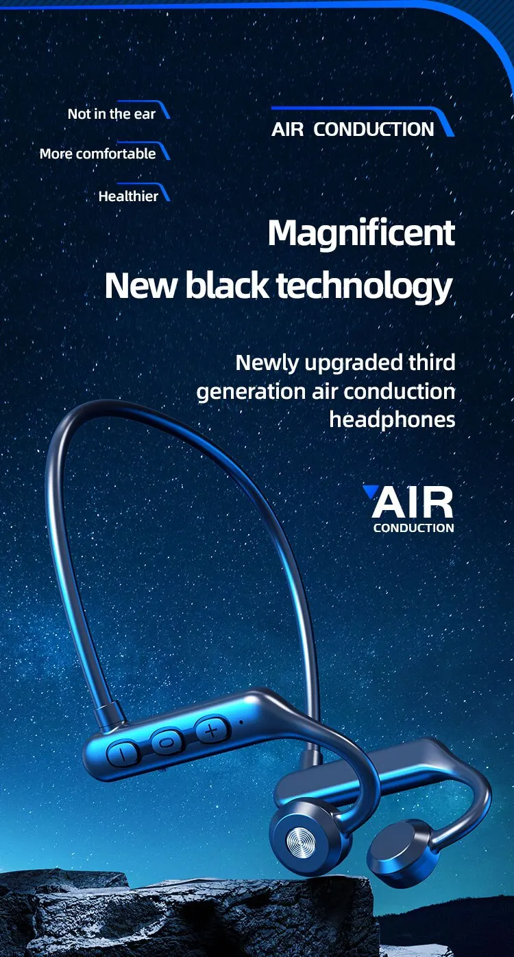 G25 Wireless Headset Bluetooth Earphone Headphones 5.3 Bone Conducting OpenEAR Large Capacity Battery Stereo Waterproof Earbuds Sea3c4ec5bc5f4a93a6b6c3f85292ca73C