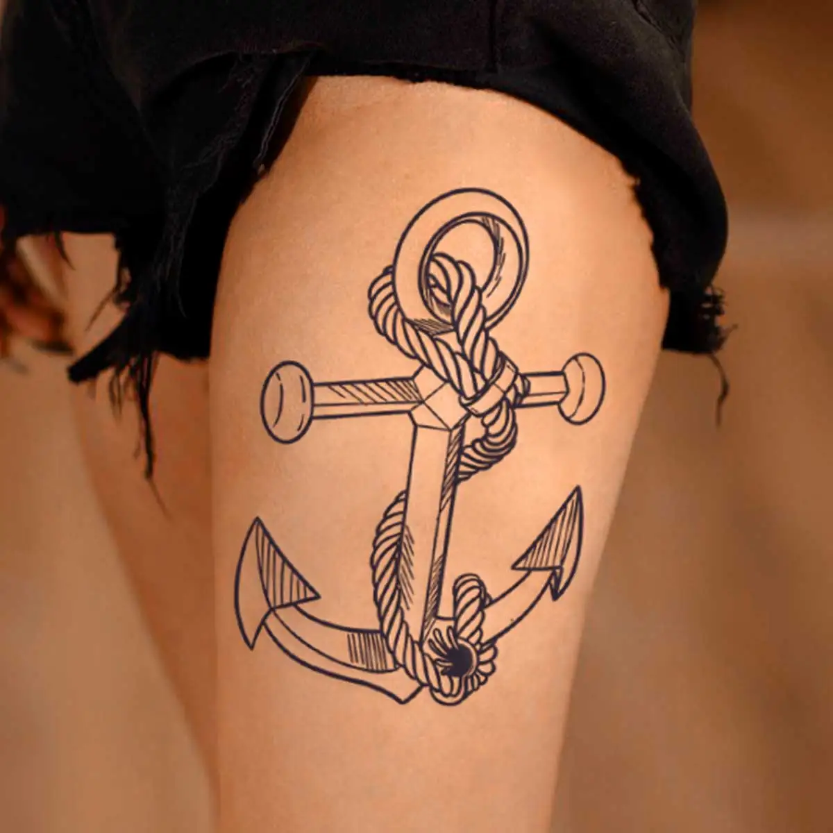 Wikinger Anker Tattoo: The Ultimate Guide to Authentic Viking Anchor  Temporary Tattoos, image size:1200x1200