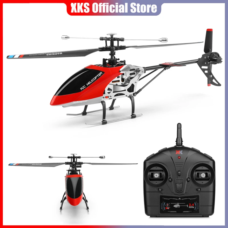 

WLtoys XK Upgraded V912-A Fixed Height Helicopter RC Drone 2.4G 4CH Dual Motor Quadcopter Aircraft Toys for Kids Gifts