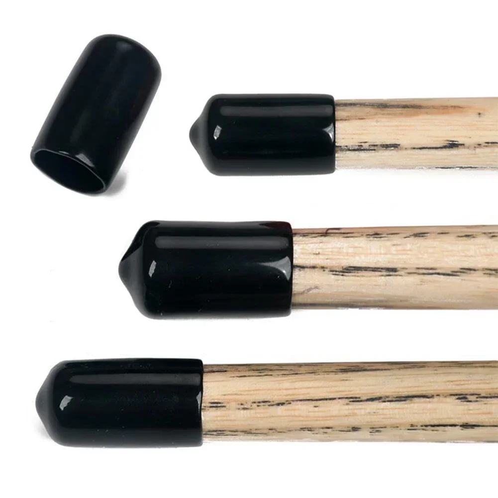 Billiard Accessories Billiard Cue Tips 3PCS/6PCS Billiard Cue Head Rubber Protective Cover Black Eight Snooker Pool Cue Tip Moistureproof Cap