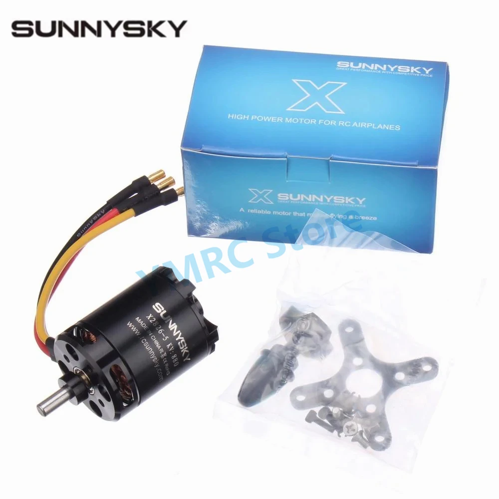 SunnySky X2826 KV550/KV740/KV880/KV1080 Brushless Motors for RC Drone 40E 3D Fixed Wing Glider Airplane Helicopter thumbnail 5