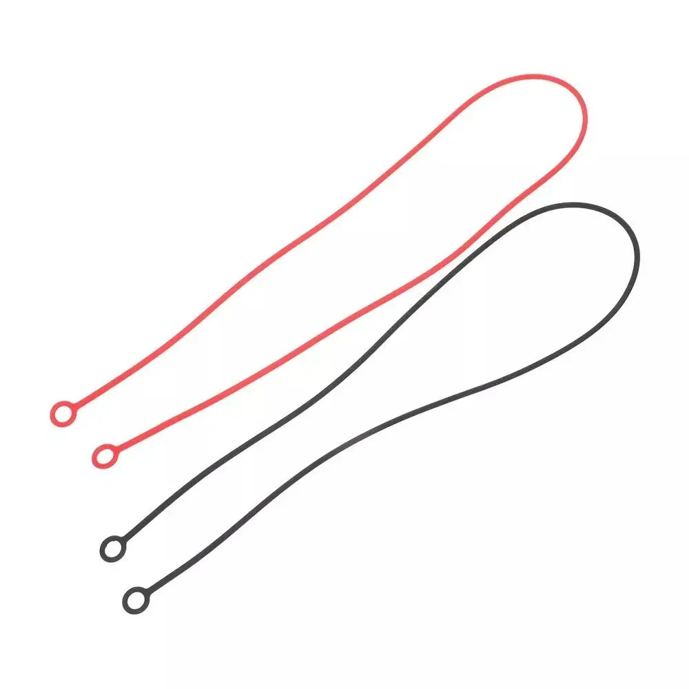 Silicone Earplug Lanyard Double ring Travel Earplugs Cord Silicone Loop Rope Outdoor Connector Cord 2Pcs