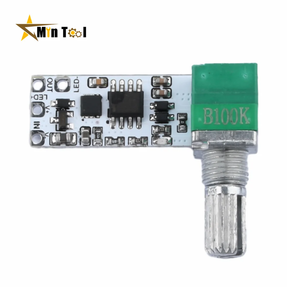 LED Dimmer Switch LED Strip Controller LED Strip Switch LED String Dimmer LED Dimmer Controller Lamp Dimmer LED Constant Voltage Dimmer Module Light Strip With Switch Board Brightness Adjustment Advertising Word Light Box